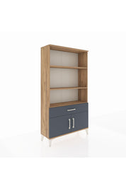 Arges Dolap 3 Raflı Tek Çekmeceli 2 Kapaklı 88x30x163 - S21M044V8A