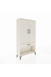 Arges Dolap 3 Raflı Tek Çekmeceli 2 Kapaklı 88x30x163 - S21M045V1A