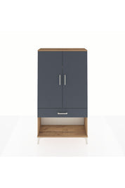 Arges Dolap 3 Raflı Tek Çekmeceli 2 Kapaklı 88x30x163 - S21M045V8A