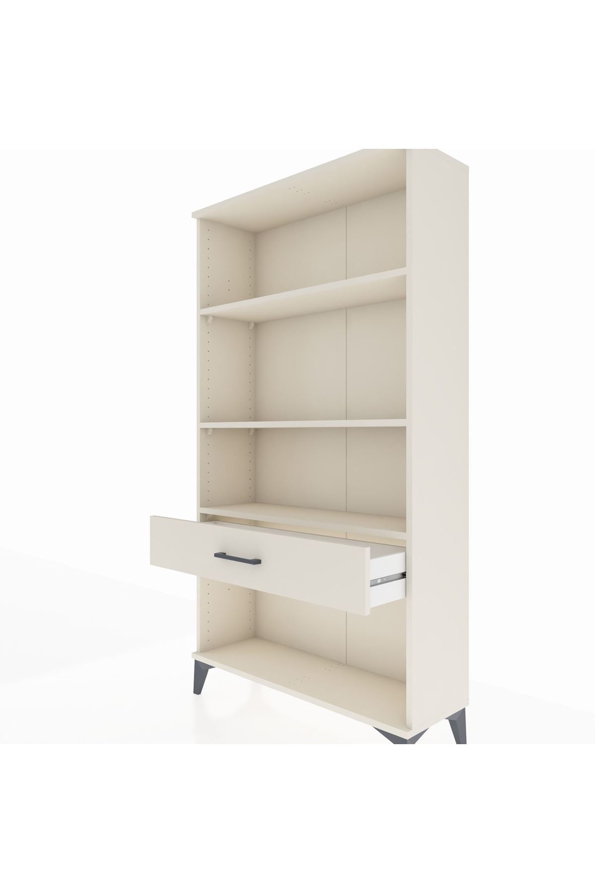 Arges Dolap 3 Raflı Tek Çekmeceli 88x30x163 - S21M046V1A