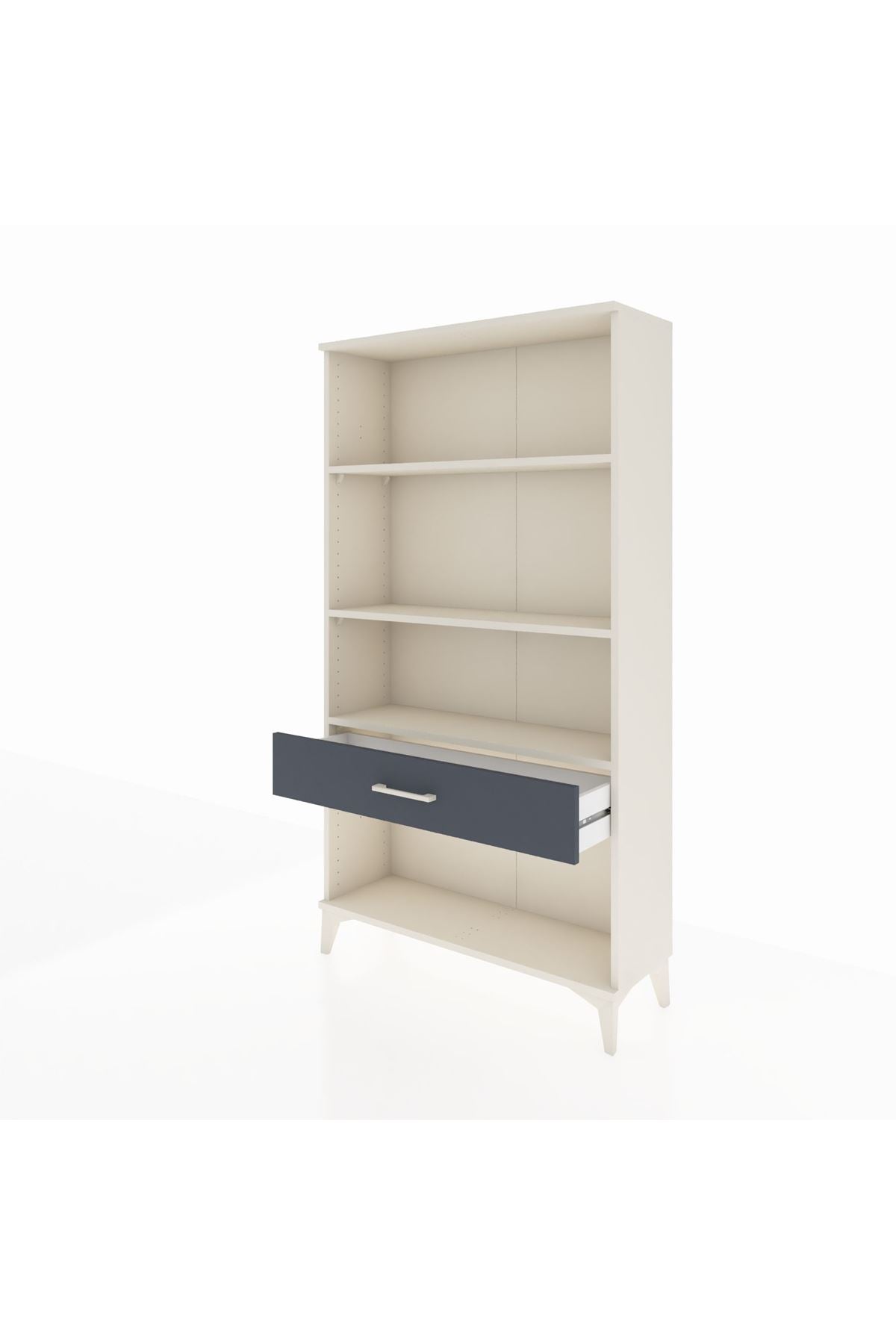 Arges Dolap 3 Raflı Tek Çekmeceli 88x30x163 - S21M046V2A