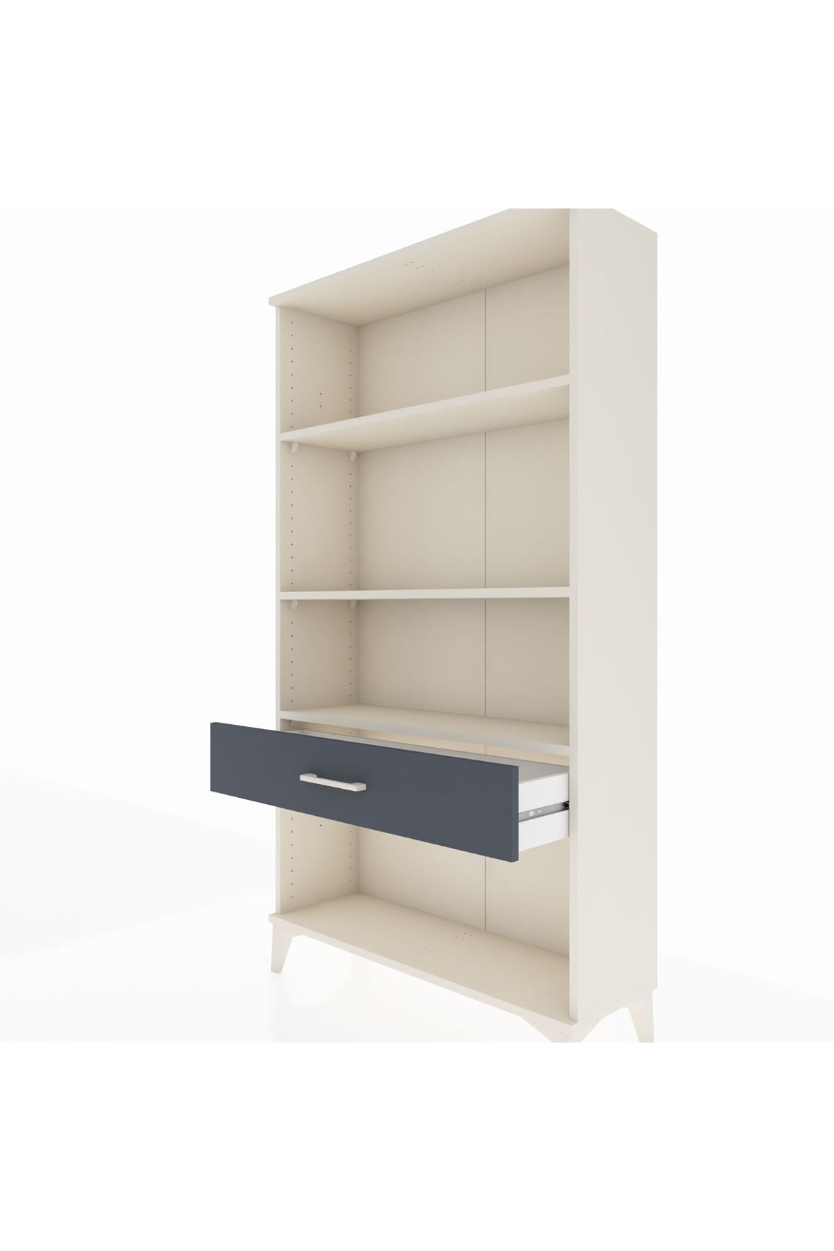Arges Dolap 3 Raflı Tek Çekmeceli 88x30x163 - S21M046V2A