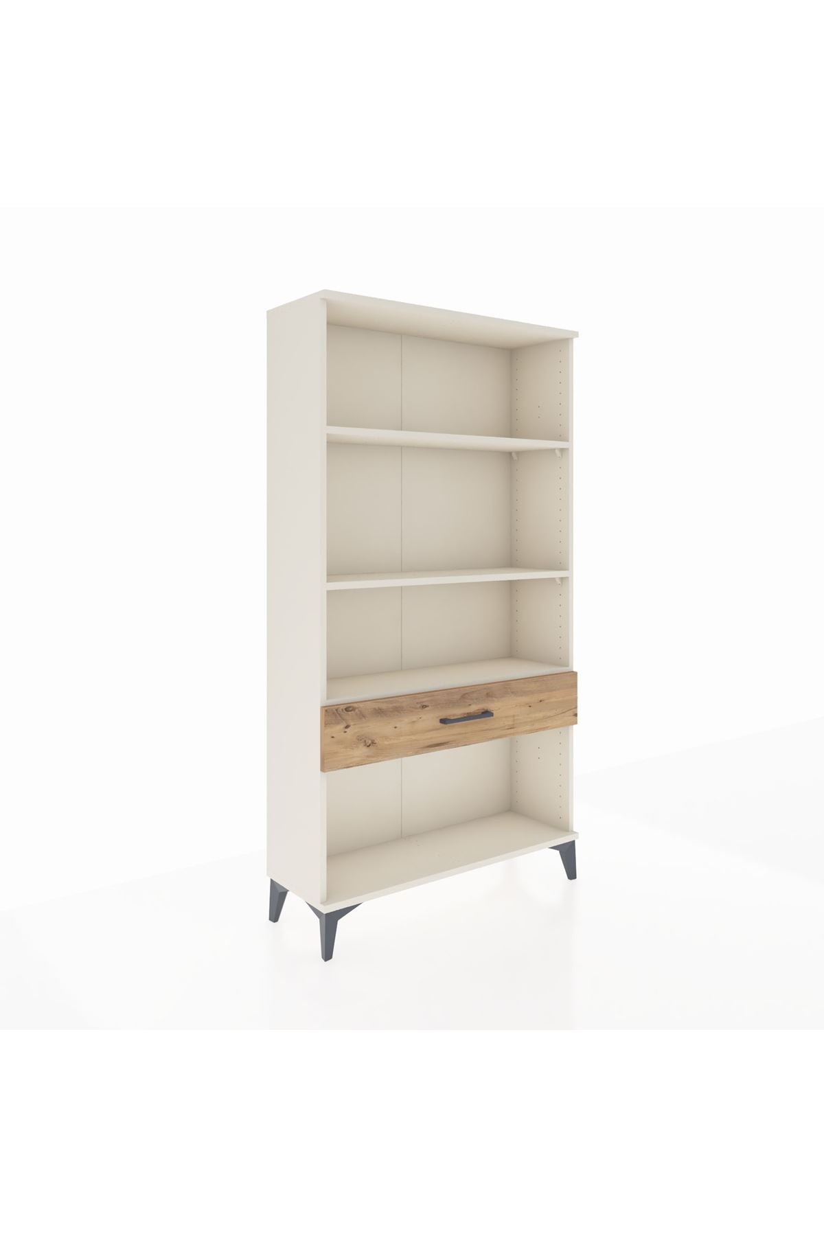 Arges Dolap 3 Raflı Tek Çekmeceli 88x30x163 - S21M046V3A