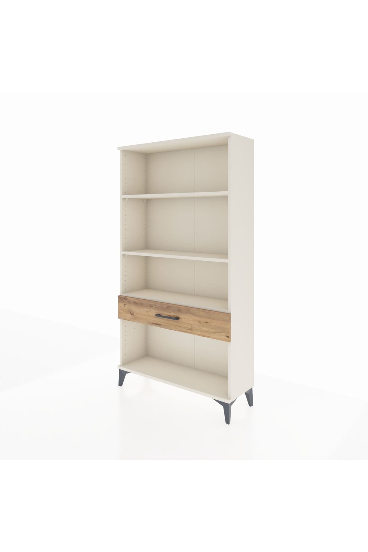 Arges Dolap 3 Raflı Tek Çekmeceli 88x30x163 - S21M046V3A