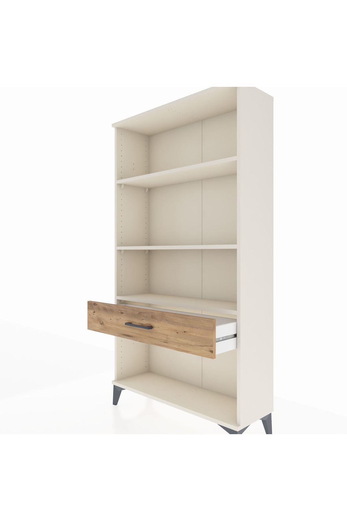 Arges Dolap 3 Raflı Tek Çekmeceli 88x30x163 - S21M046V3A
