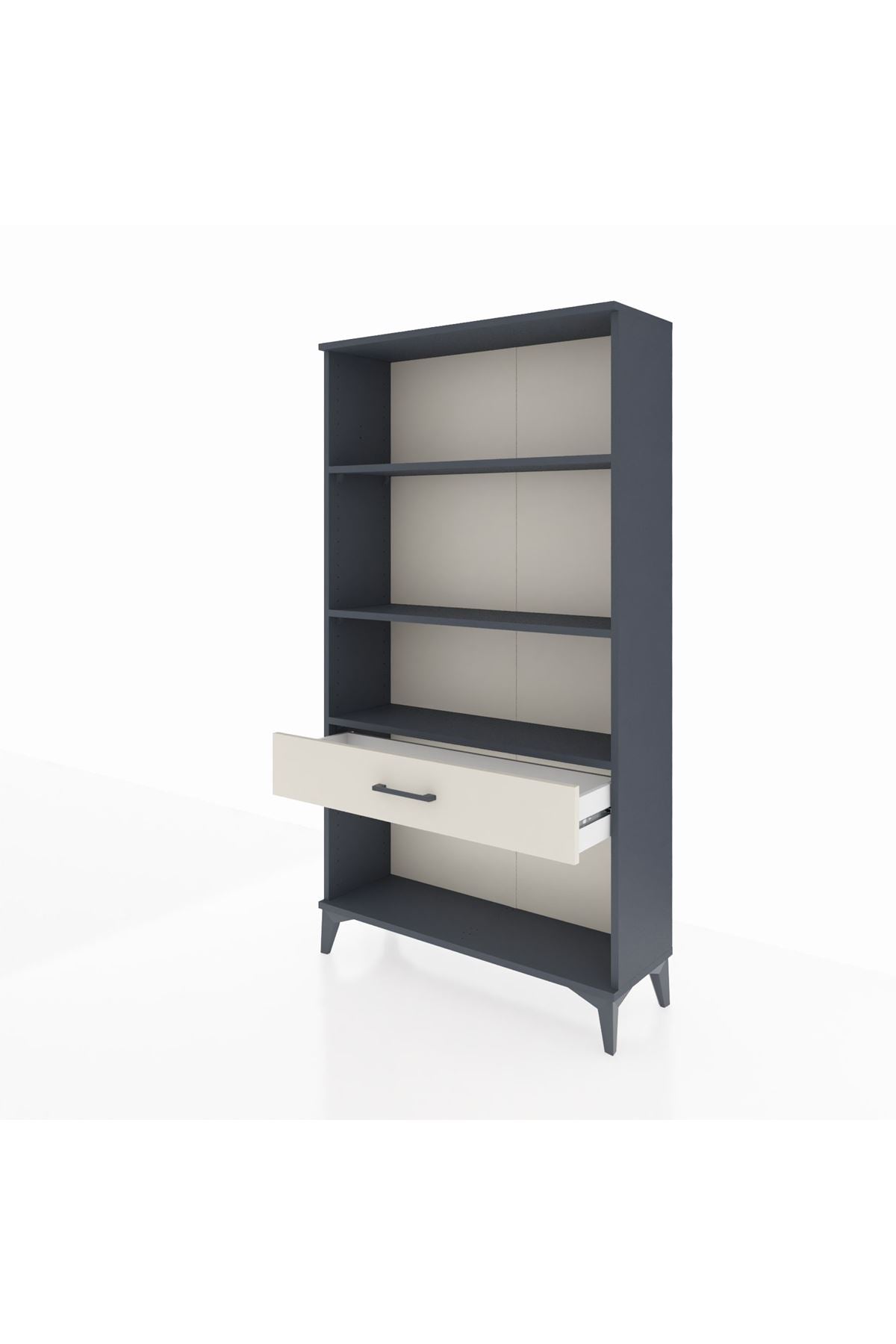Arges Dolap 3 Raflı Tek Çekmeceli 88x30x163 - S21M046V4A