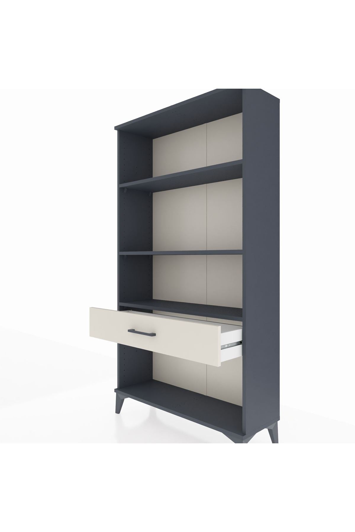 Arges Dolap 3 Raflı Tek Çekmeceli 88x30x163 - S21M046V4A