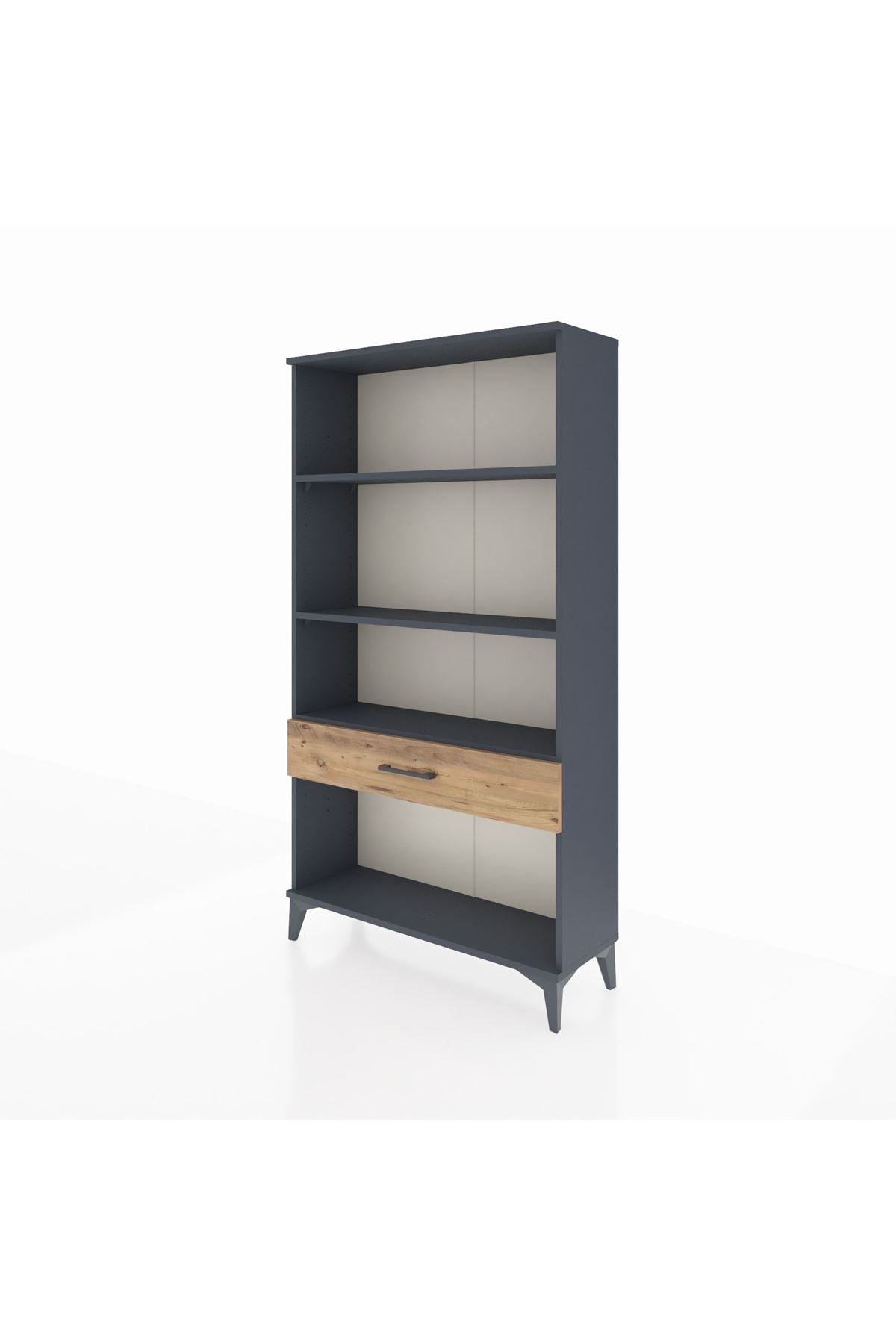 Arges Dolap 3 Raflı Tek Çekmeceli 88x30x163 - S21M046V6A