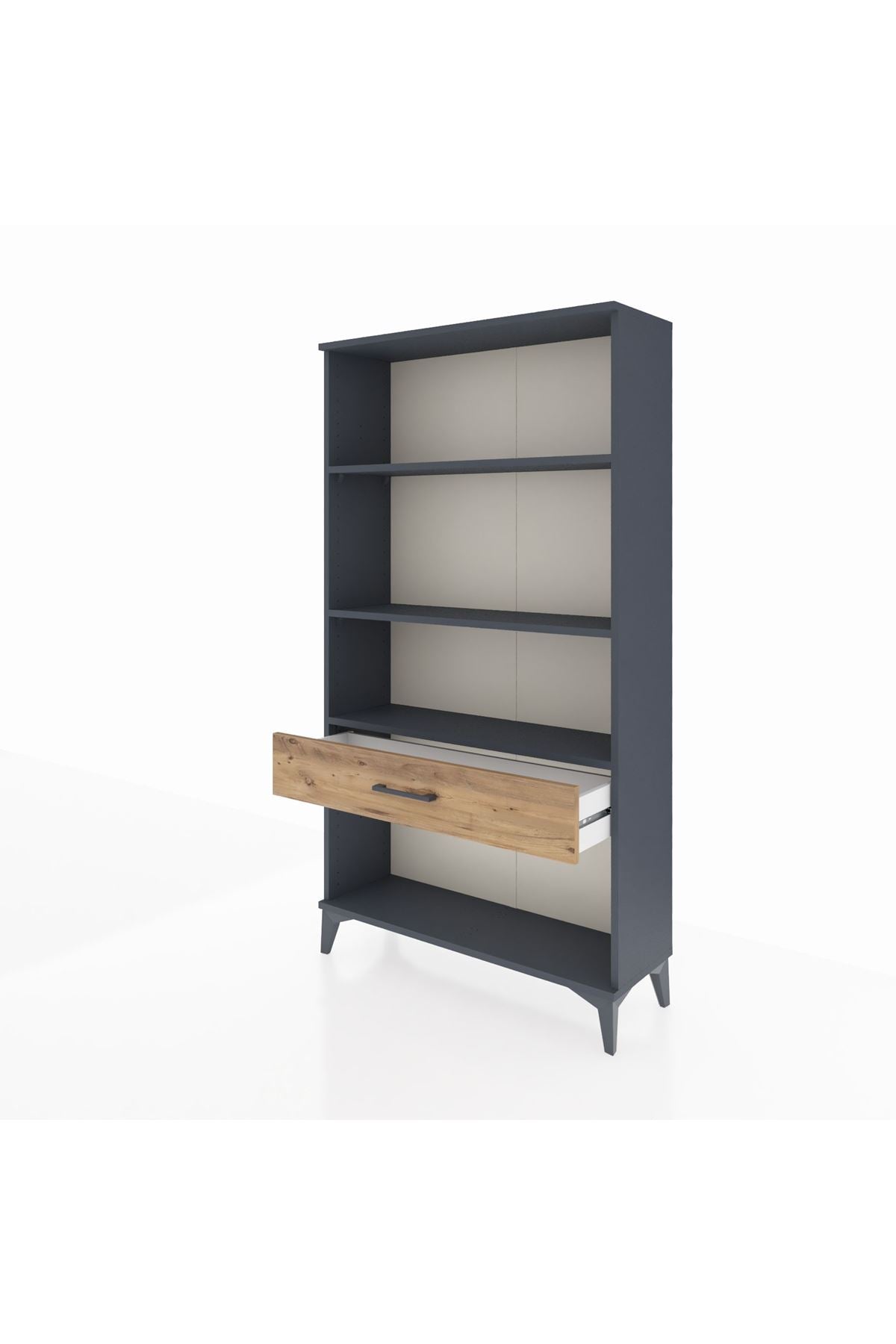 Arges Dolap 3 Raflı Tek Çekmeceli 88x30x163 - S21M046V6A