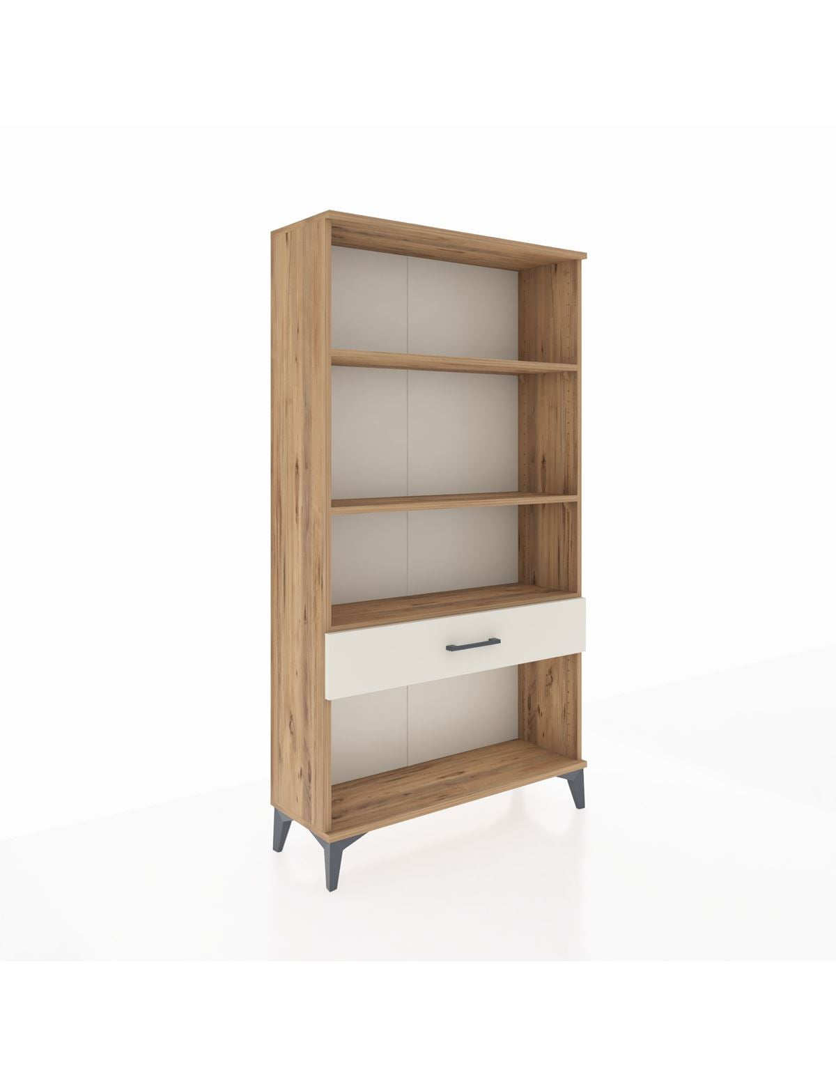 Arges Dolap 3 Raflı Tek Çekmeceli 88x30x163 - S21M046V7A