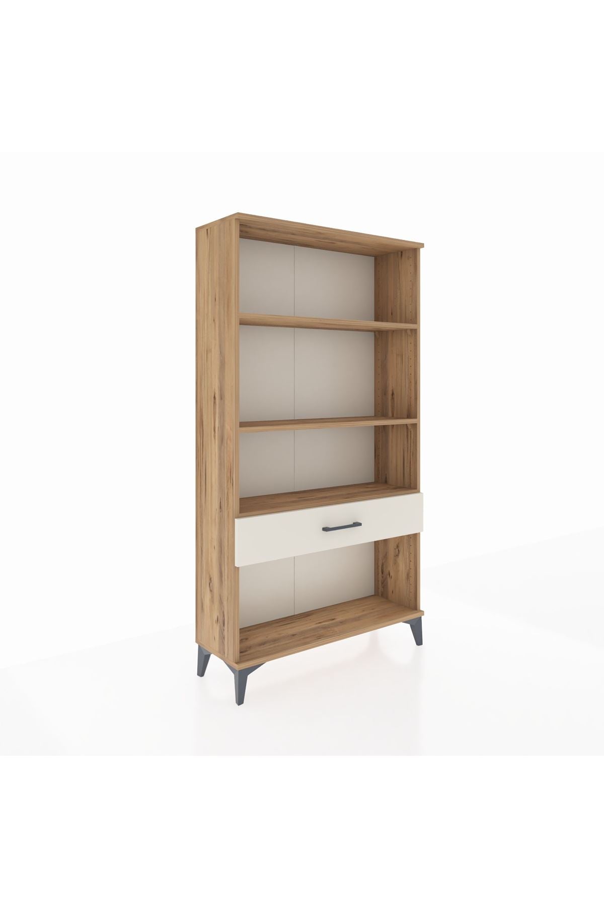 Arges Dolap 3 Raflı Tek Çekmeceli 88x30x163 - S21M046V7A