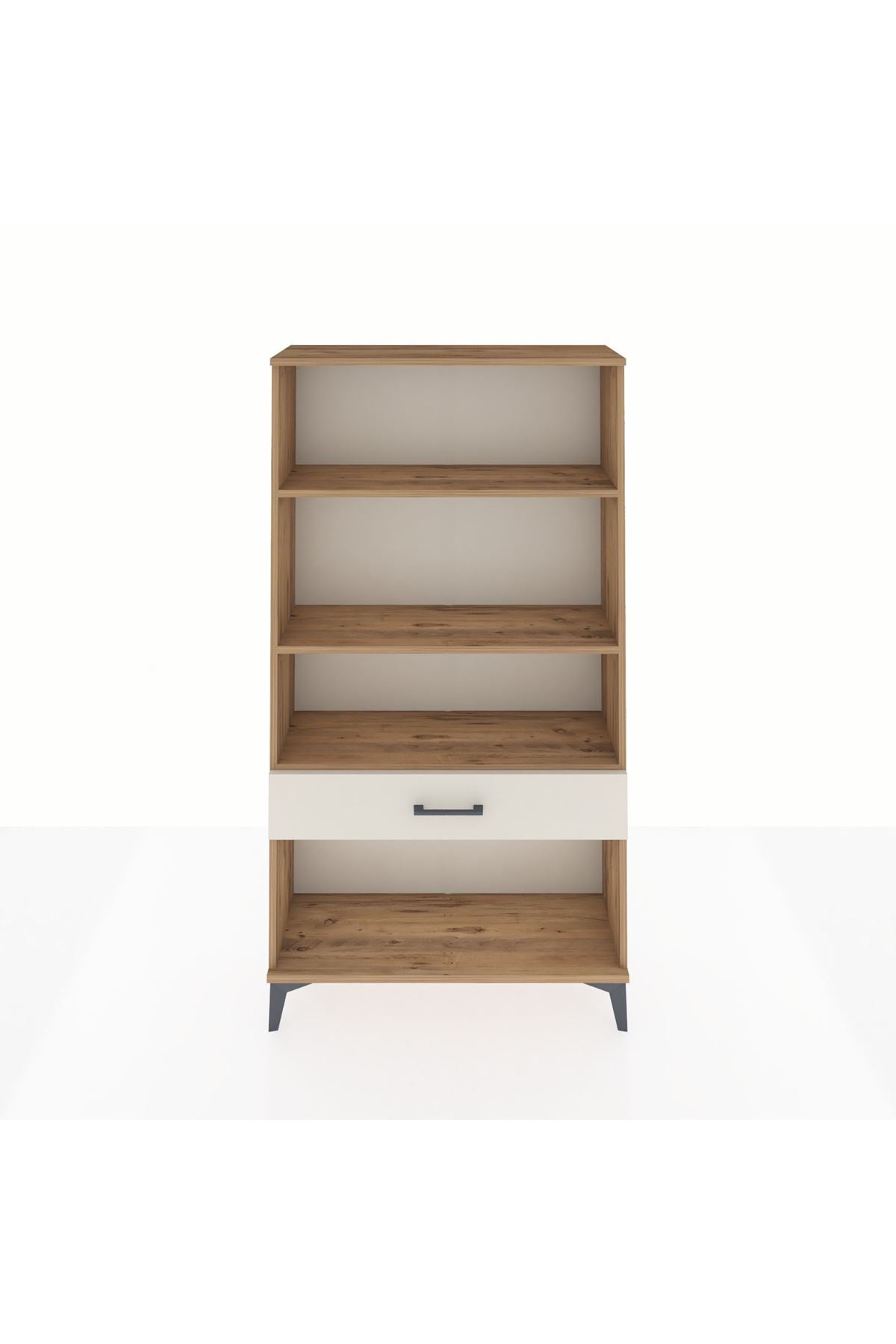 Arges Dolap 3 Raflı Tek Çekmeceli 88x30x163 - S21M046V7A