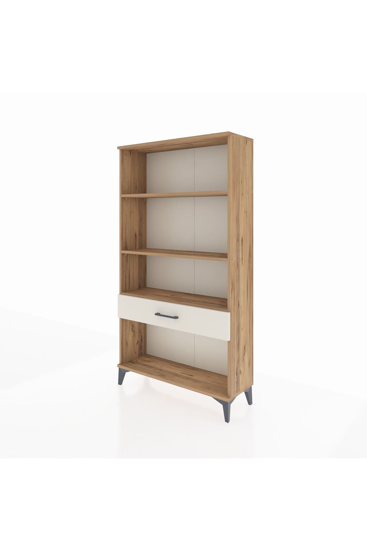 Arges Dolap 3 Raflı Tek Çekmeceli 88x30x163 - S21M046V7A