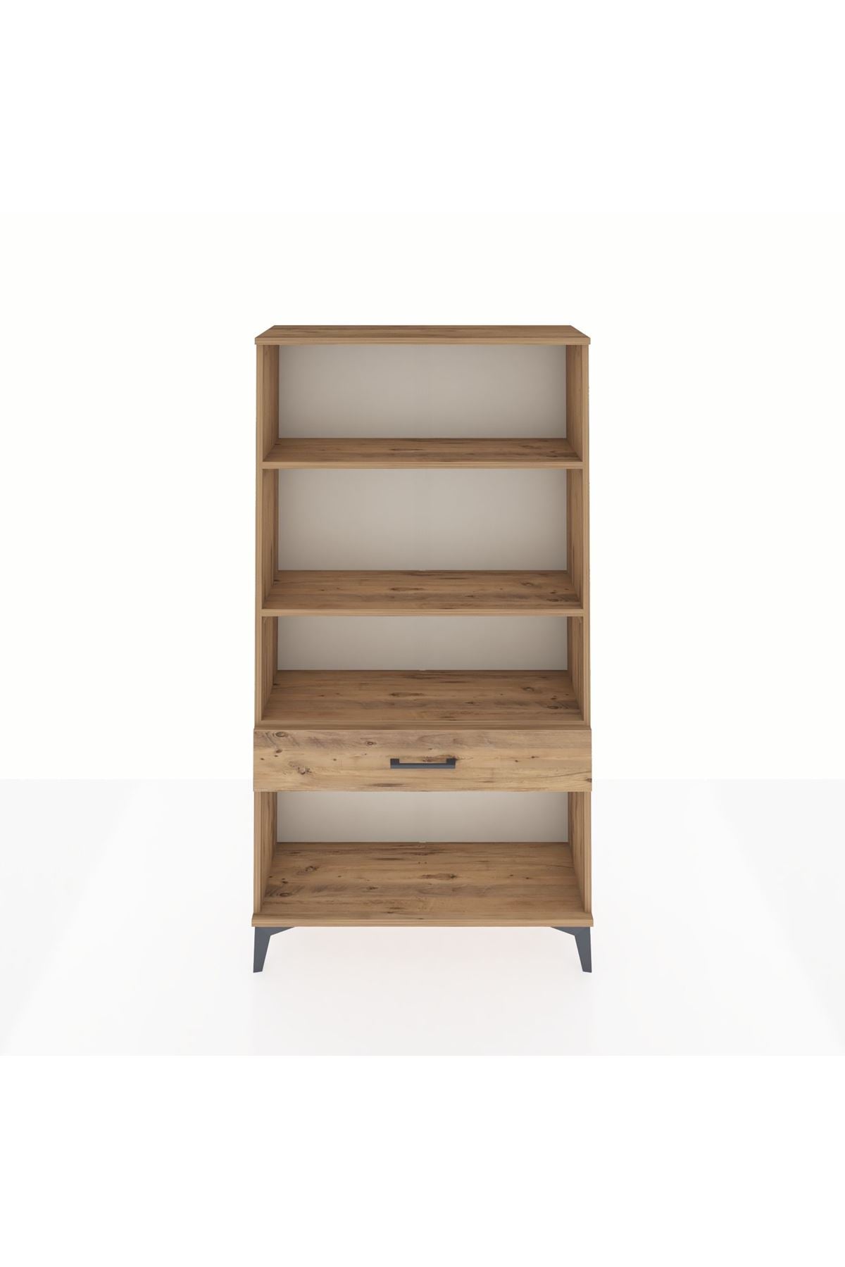 Arges Dolap 3 Raflı Tek Çekmeceli 88x30x163 - S21M046V9A