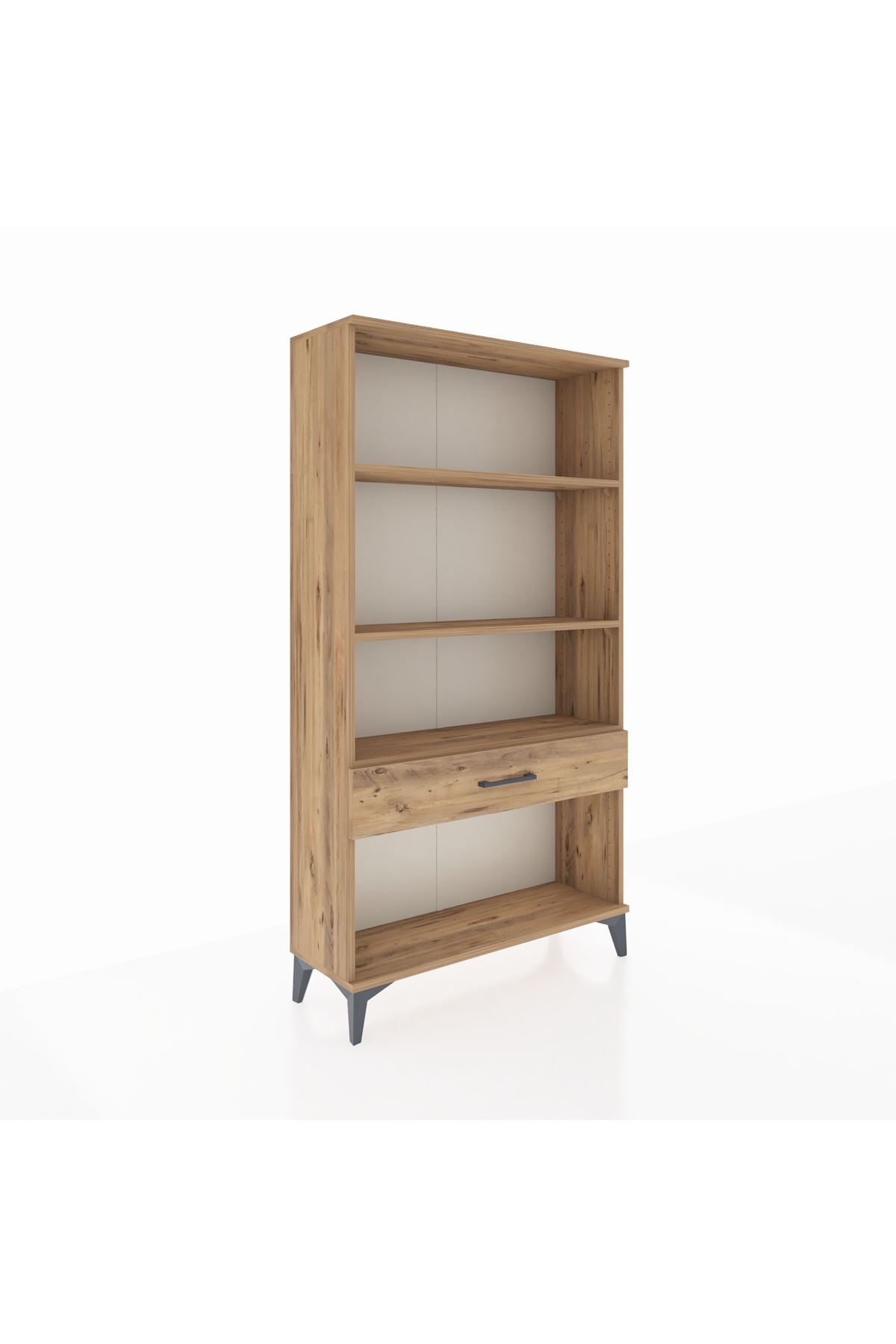 Arges Dolap 3 Raflı Tek Çekmeceli 88x30x163 - S21M046V9A
