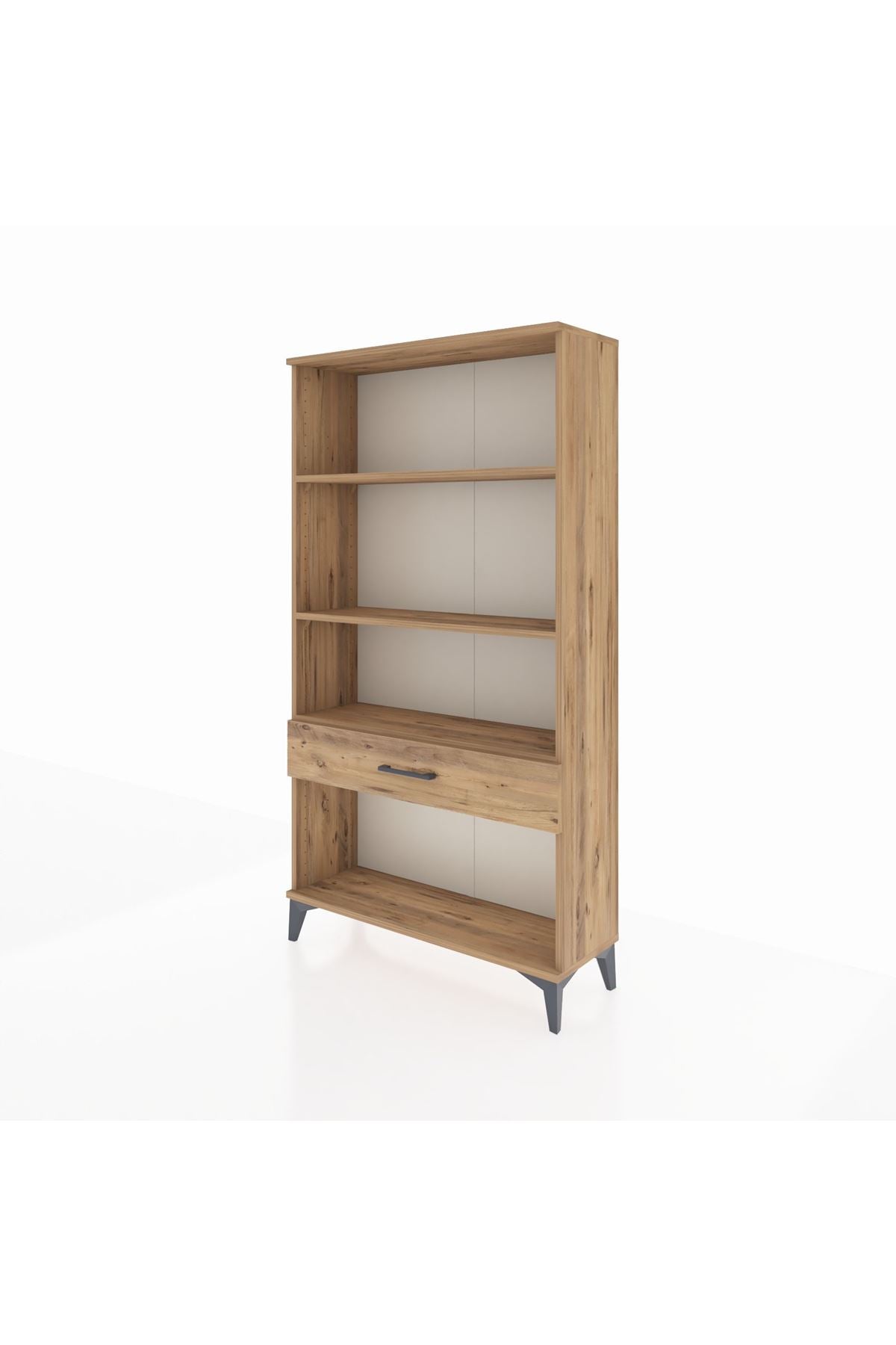 Arges Dolap 3 Raflı Tek Çekmeceli 88x30x163 - S21M046V9A