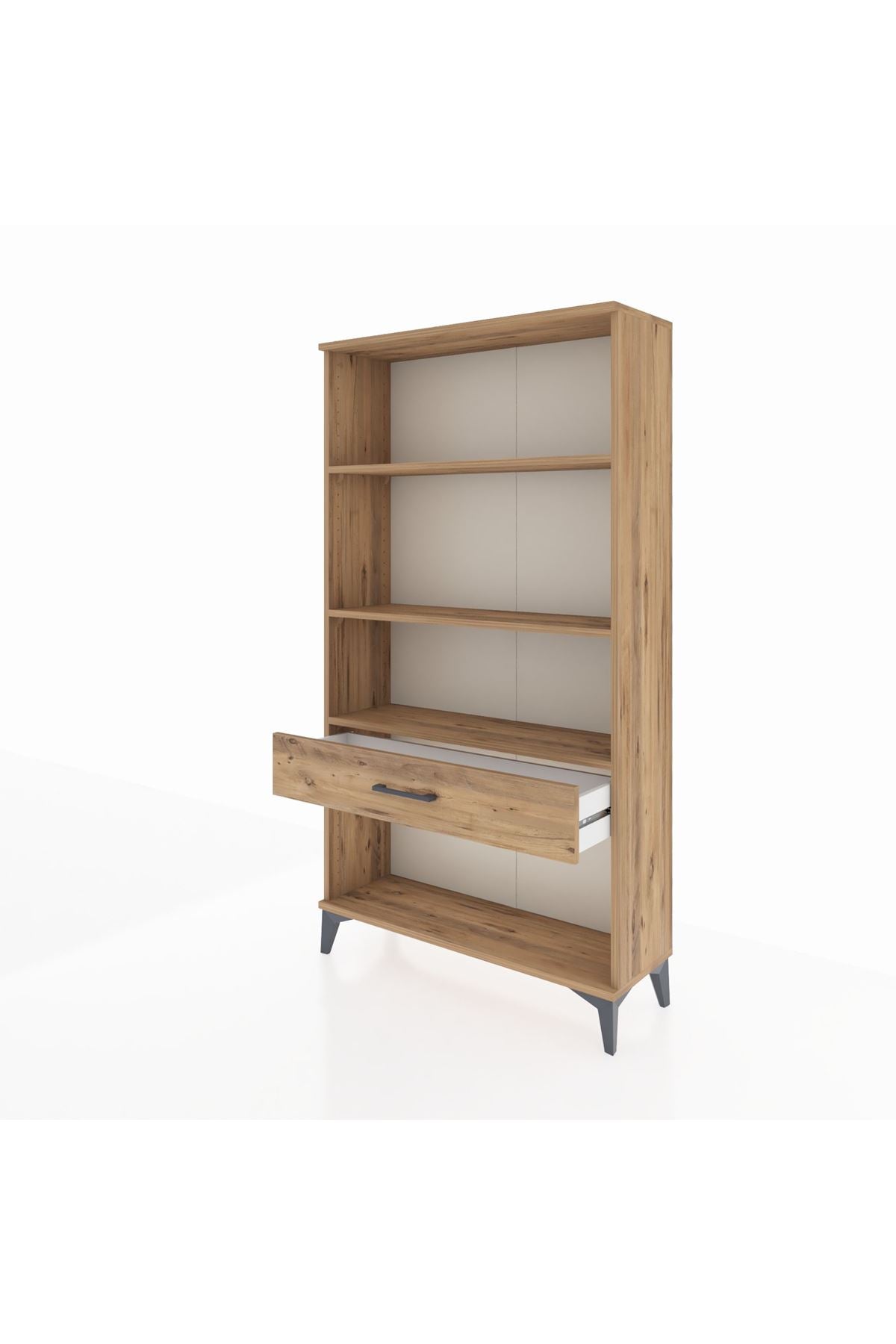 Arges Dolap 3 Raflı Tek Çekmeceli 88x30x163 - S21M046V9A
