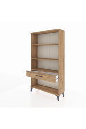 Arges Dolap 3 Raflı Tek Çekmeceli 88x30x163 - S21M046V9A
