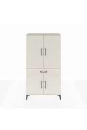 Arges Dolap 4 Raflı Tek Çekmeceli 4 Kapaklı 88x30x163 - S21M047V1A