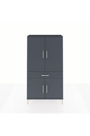 Arges Dolap 4 Raflı Tek Çekmeceli 4 Kapaklı 88x30x163 - S21M047V5A