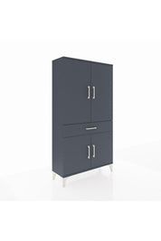 Arges Dolap 4 Raflı Tek Çekmeceli 4 Kapaklı 88x30x163 - S21M047V5A