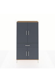 Arges Dolap 4 Raflı Tek Çekmeceli 4 Kapaklı 88x30x163 - S21M047V8A