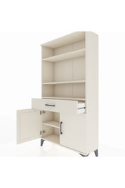 Arges Dolap 3 Raflı Tek Çekmeceli 2 Kapaklı 88x30x163 - S21M048V1A