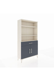 Arges Dolap 3 Raflı Tek Çekmeceli 2 Kapaklı 88x30x163 - S21M048V2A
