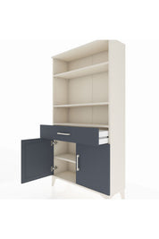 Arges Dolap 3 Raflı Tek Çekmeceli 2 Kapaklı 88x30x163 - S21M048V2A