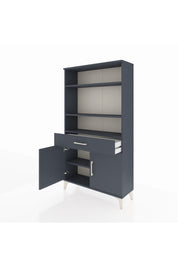 Arges Dolap 3 Raflı Tek Çekmeceli 2 Kapaklı 88x30x163 - S21M048V5A