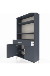 Arges Dolap 3 Raflı Tek Çekmeceli 2 Kapaklı 88x30x163 - S21M048V5A