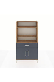 Arges Dolap 3 Raflı Tek Çekmeceli 2 Kapaklı 88x30x163 - S21M048V8A