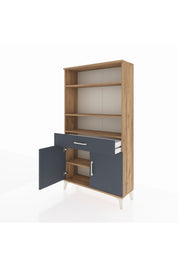 Arges Dolap 3 Raflı Tek Çekmeceli 2 Kapaklı 88x30x163 - S21M048V8A