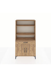 Arges Dolap 3 Raflı Tek Çekmeceli 2 Kapaklı 88x30x163 - S21M048V9A