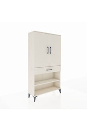 Arges Dolap 4 Raflı Tek Çekmeceli 2 Kapaklı 88x30x163 - S21M049V1A
