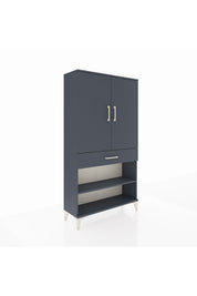 Arges Dolap 4 Raflı Tek Çekmeceli 2 Kapaklı 88x30x163 - S21M049V5A