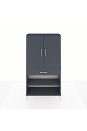 Arges Dolap 4 Raflı Tek Çekmeceli 2 Kapaklı 88x30x163 - S21M049V5A