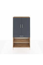 Arges Dolap 4 Raflı Tek Çekmeceli 2 Kapaklı 88x30x163 - S21M049V8A
