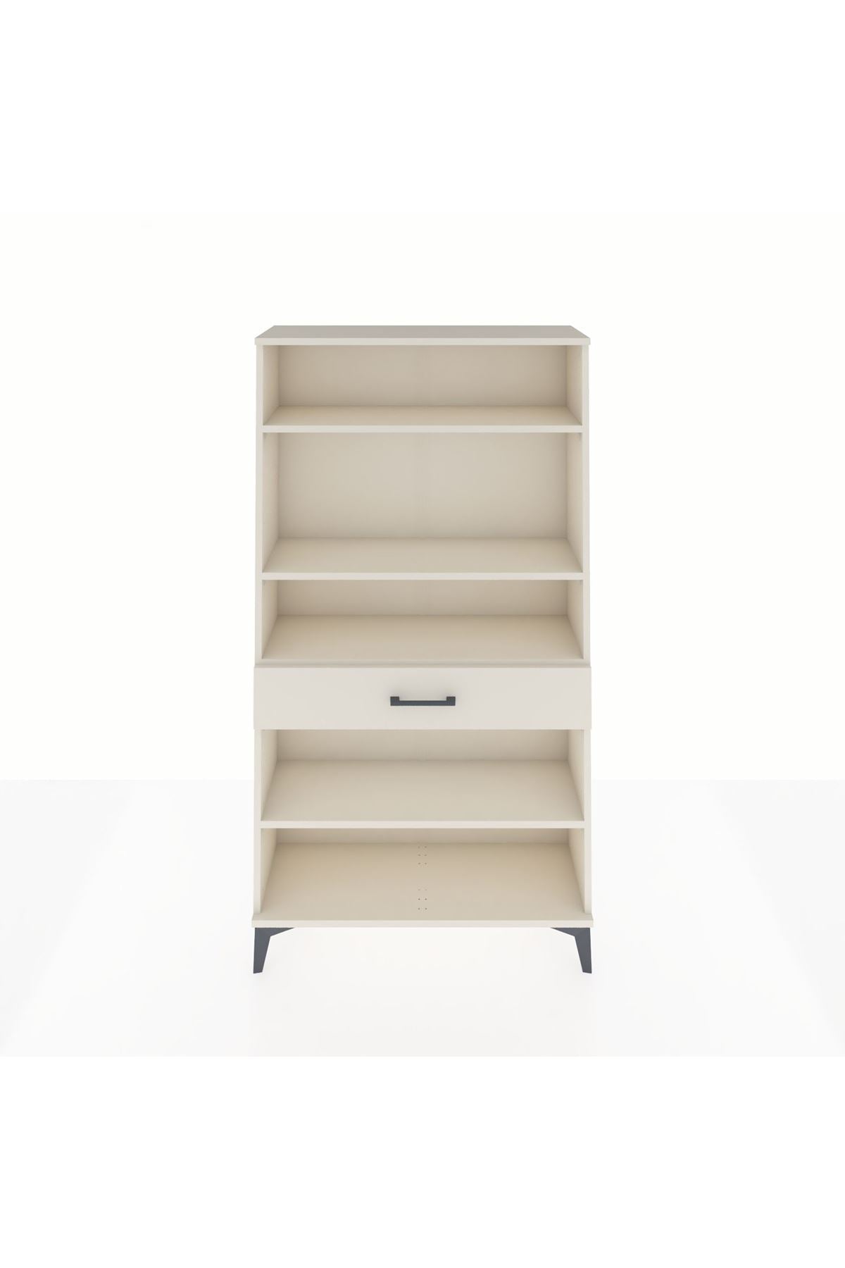 Arges Dolap 4 Raflı Tek Çekmeceli 88x30x163 - S21M050V1A