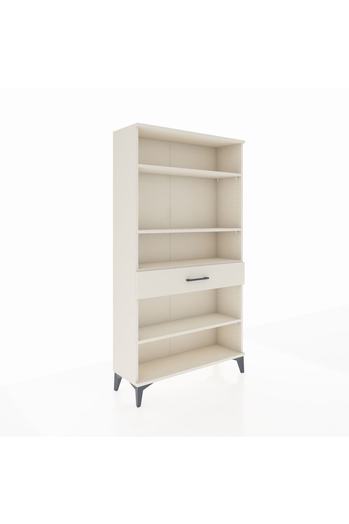 Arges Dolap 4 Raflı Tek Çekmeceli 88x30x163 - S21M050V1A