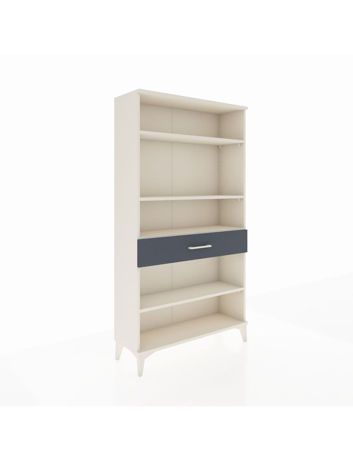 Arges Dolap 4 Raflı Tek Çekmeceli 88x30x163 - S21M050V2A