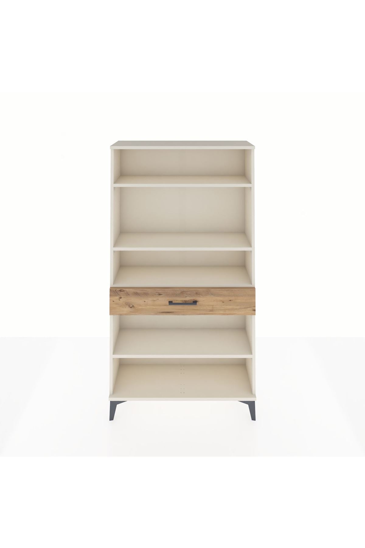 Arges Dolap 4 Raflı Tek Çekmeceli 88x30x163 - S21M050V3A