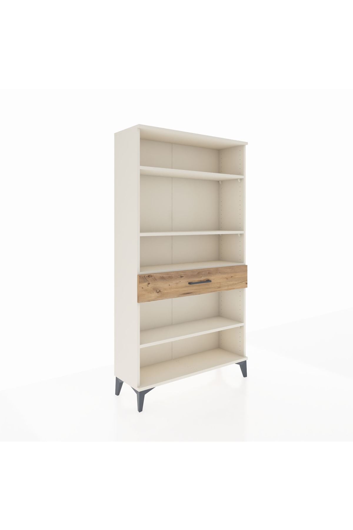 Arges Dolap 4 Raflı Tek Çekmeceli 88x30x163 - S21M050V3A