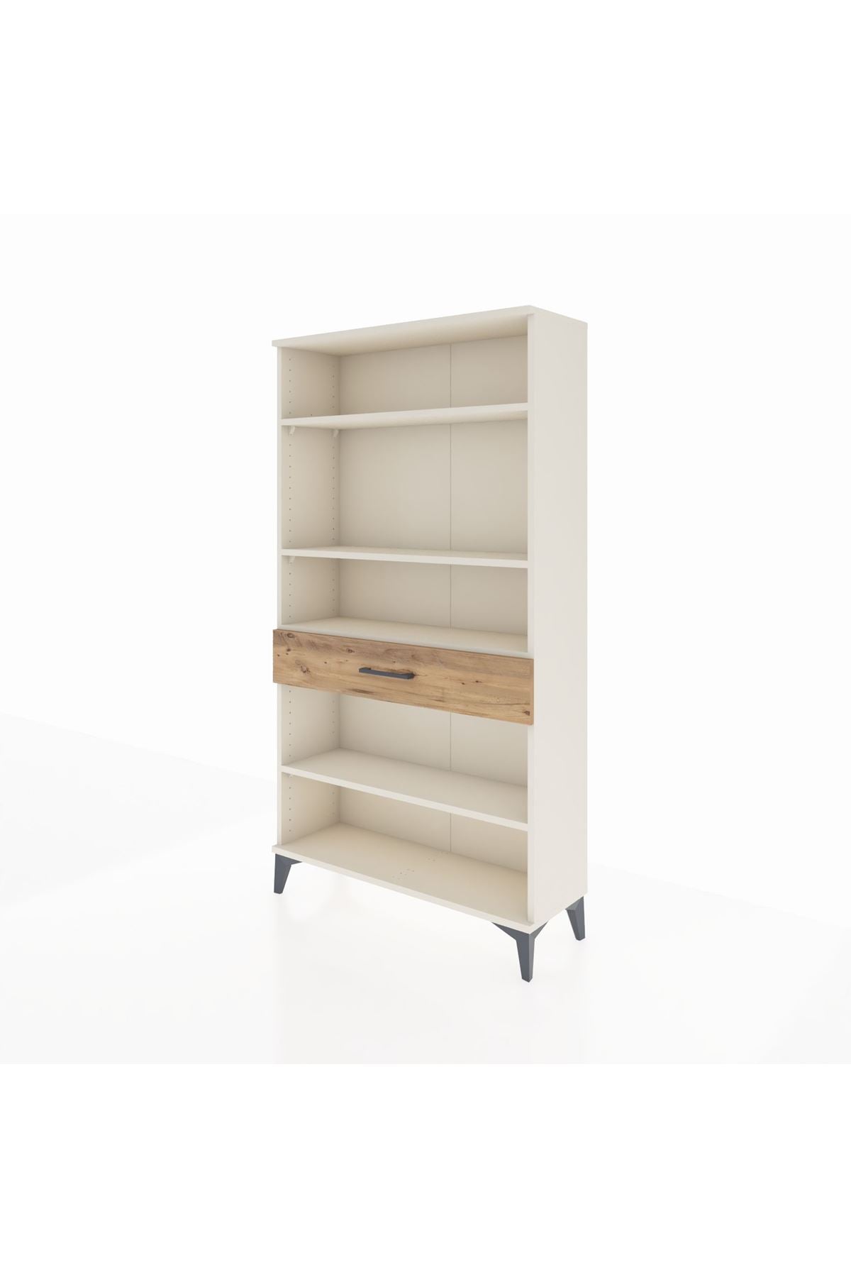 Arges Dolap 4 Raflı Tek Çekmeceli 88x30x163 - S21M050V3A