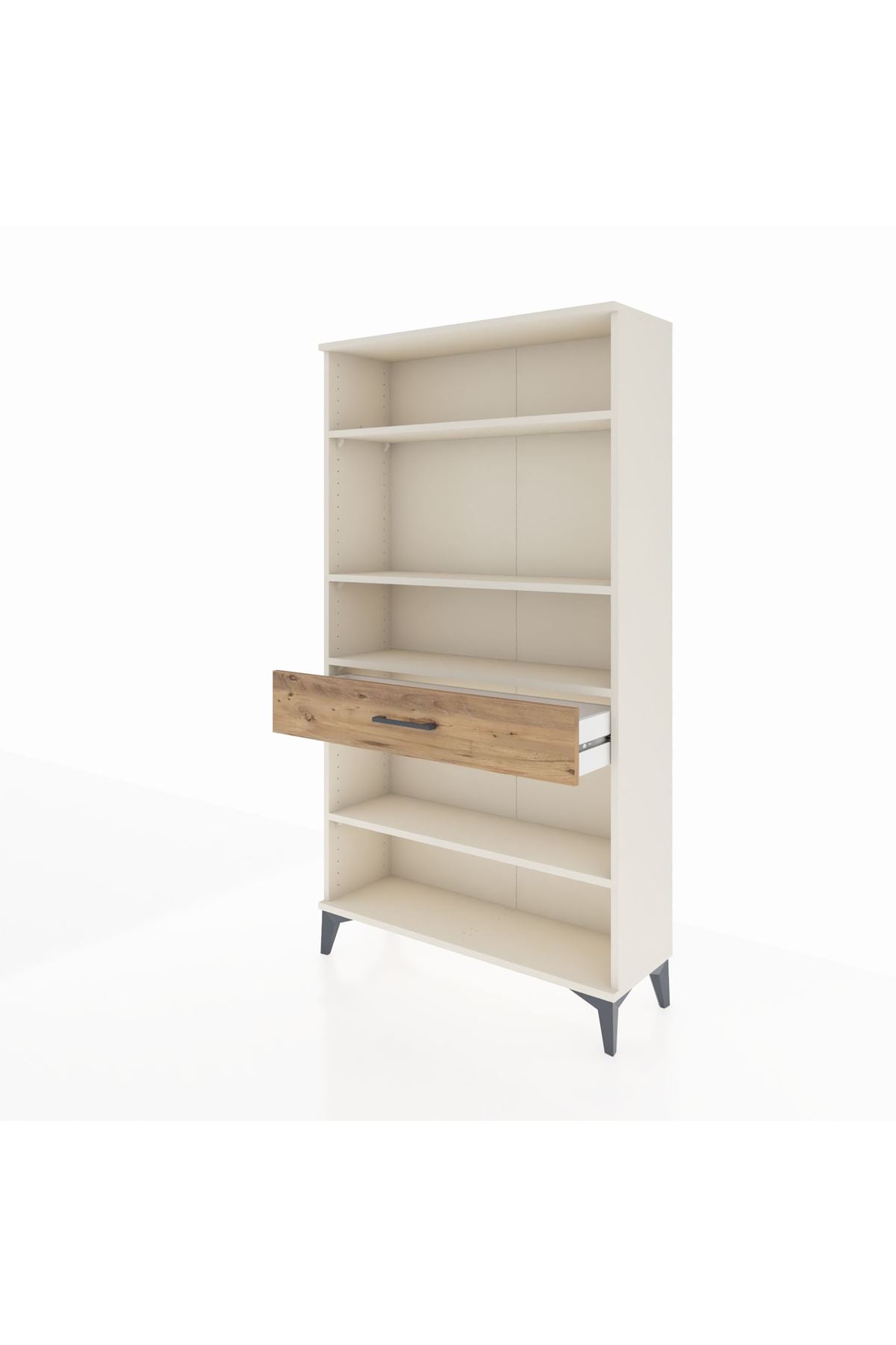 Arges Dolap 4 Raflı Tek Çekmeceli 88x30x163 - S21M050V3A