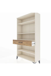 Arges Dolap 4 Raflı Tek Çekmeceli 88x30x163 - S21M050V3A