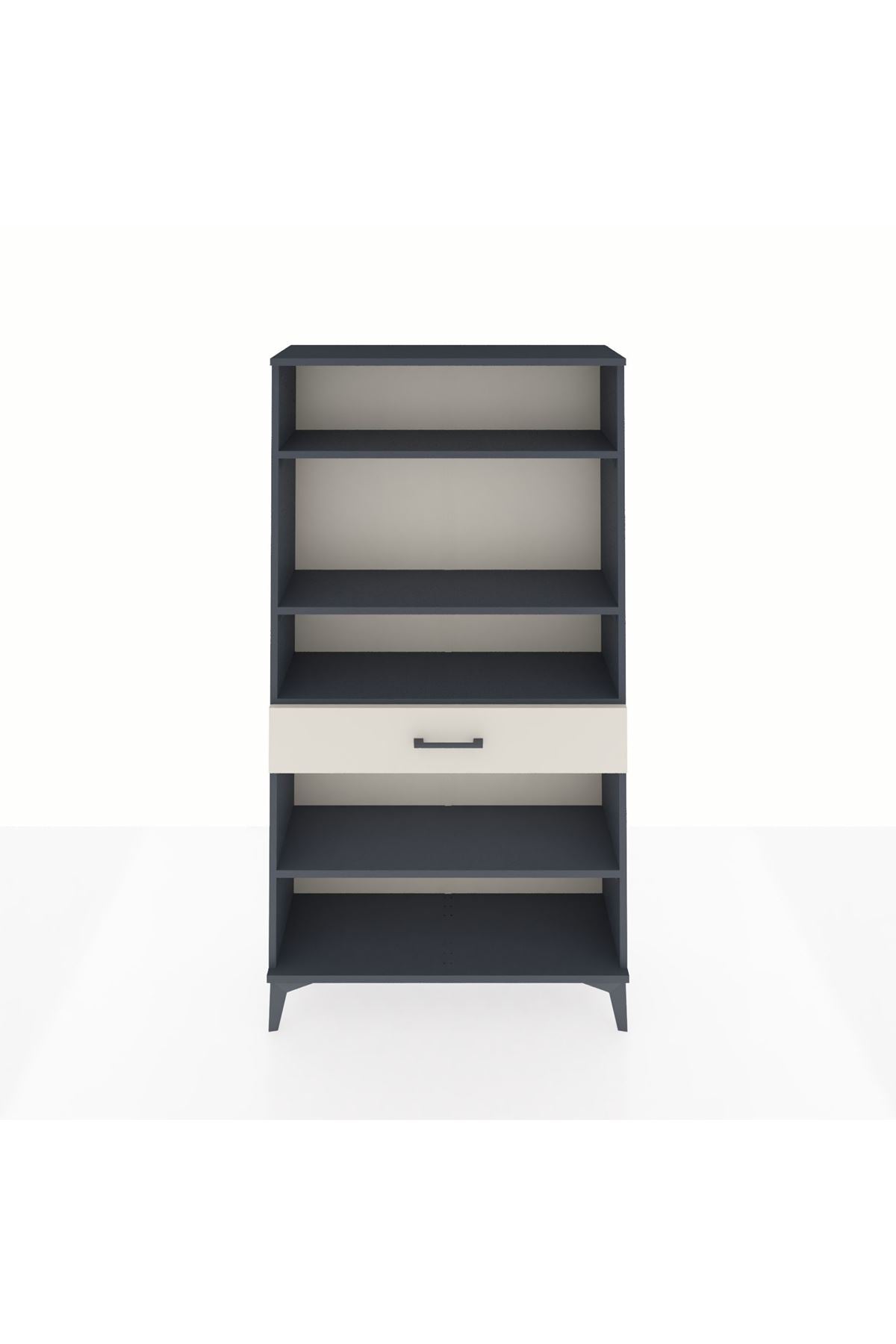 Arges Dolap 4 Raflı Tek Çekmeceli 88x30x163 - S21M050V4A