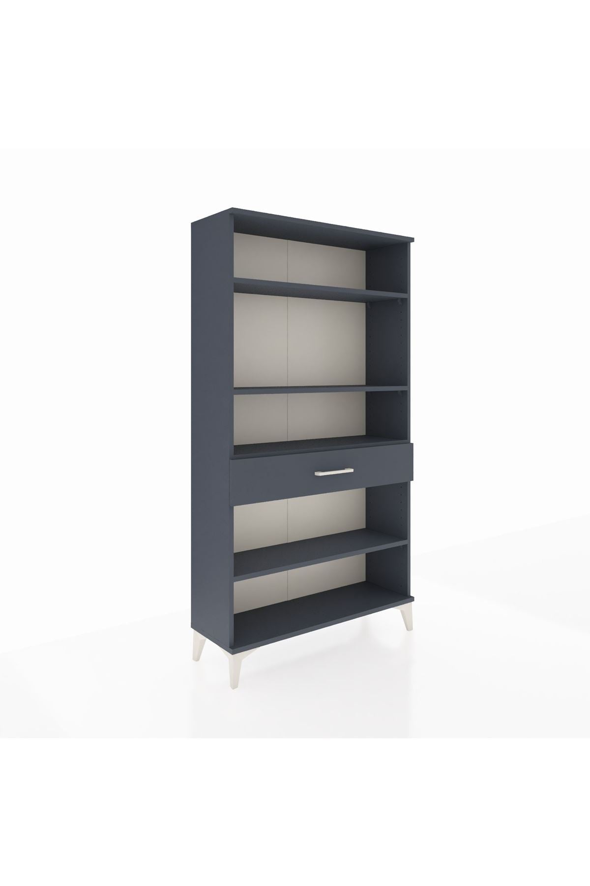 Arges Dolap 4 Raflı Tek Çekmeceli 88x30x163 - S21M050V5A