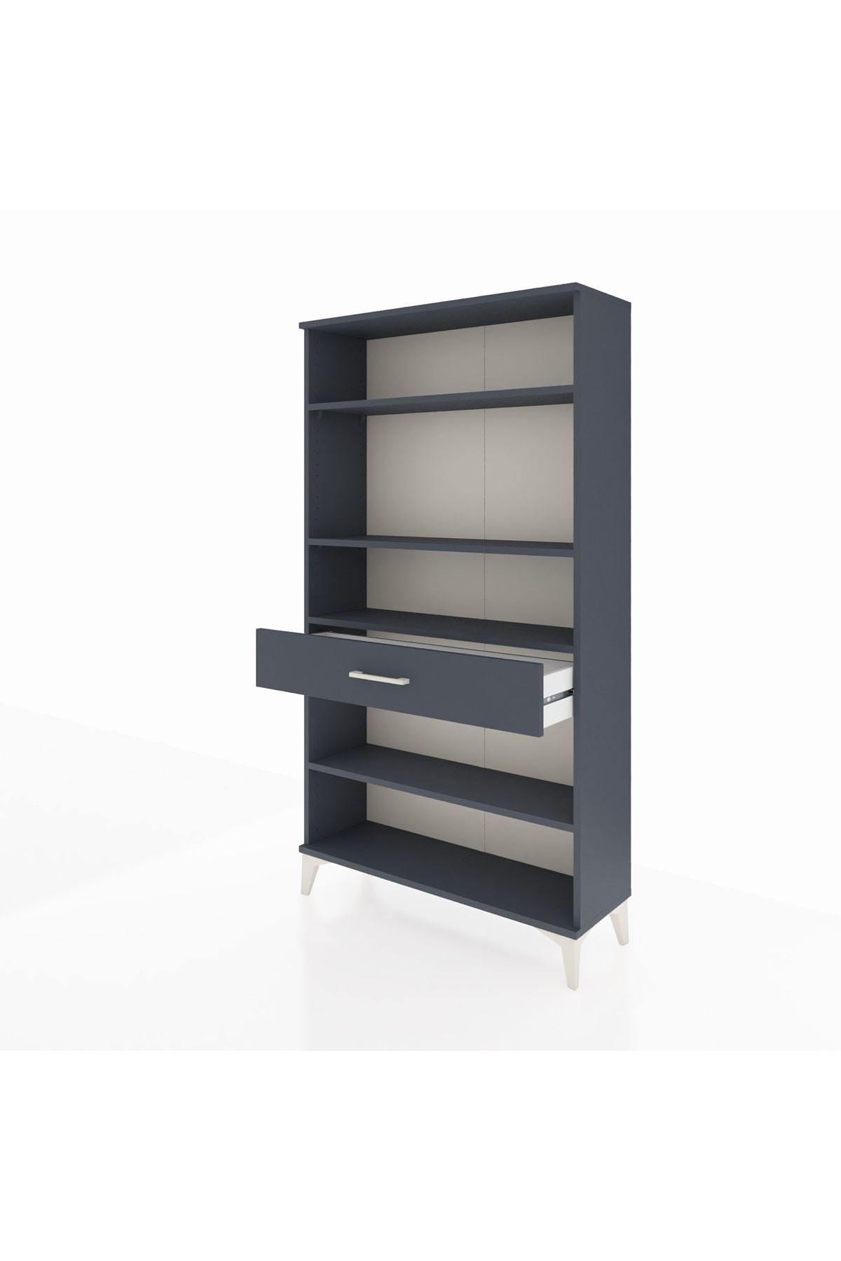 Arges Dolap 4 Raflı Tek Çekmeceli 88x30x163 - S21M050V5A