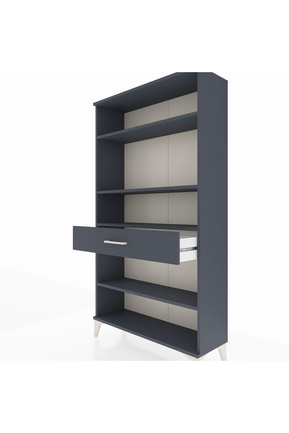 Arges Dolap 4 Raflı Tek Çekmeceli 88x30x163 - S21M050V5A